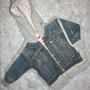 Infant LEVI’S Jean Jacket Sweater 9M